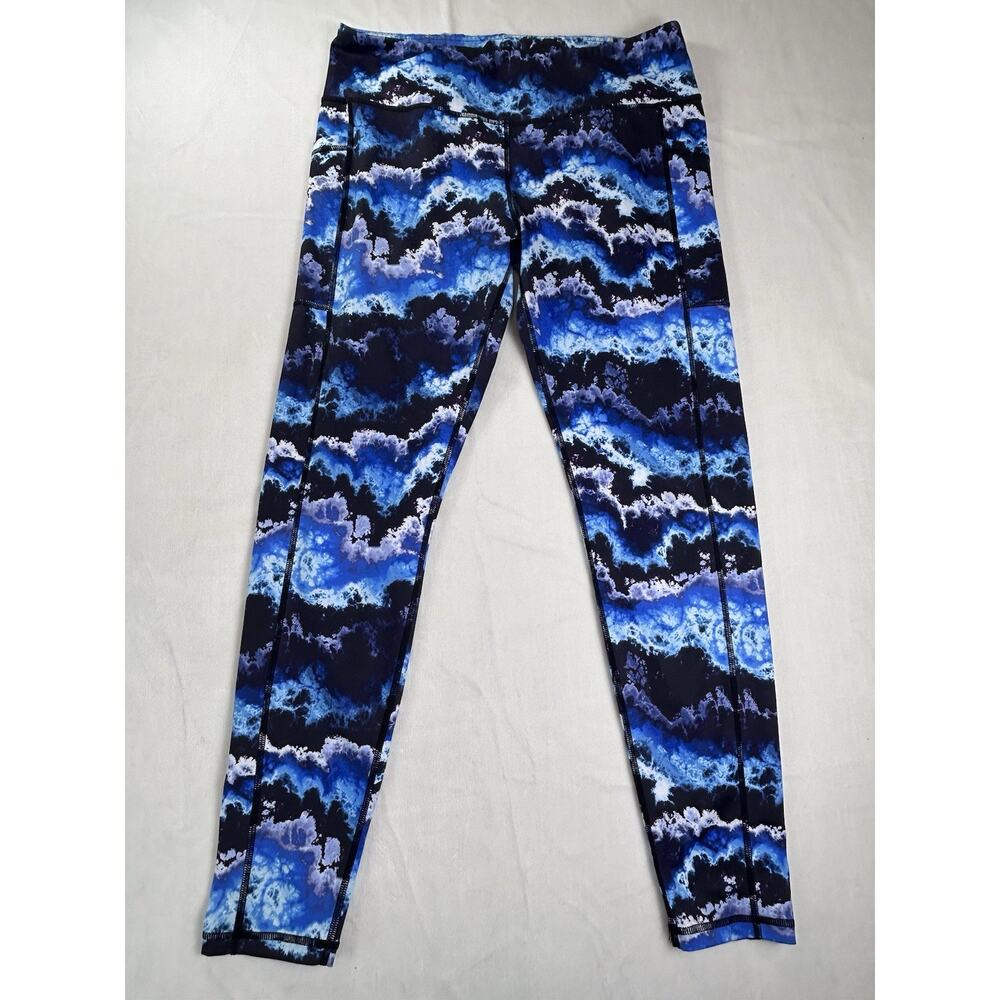 Constantly Varied Gear CVG Leggings Womens Size XL Storm Cloud Print Capri